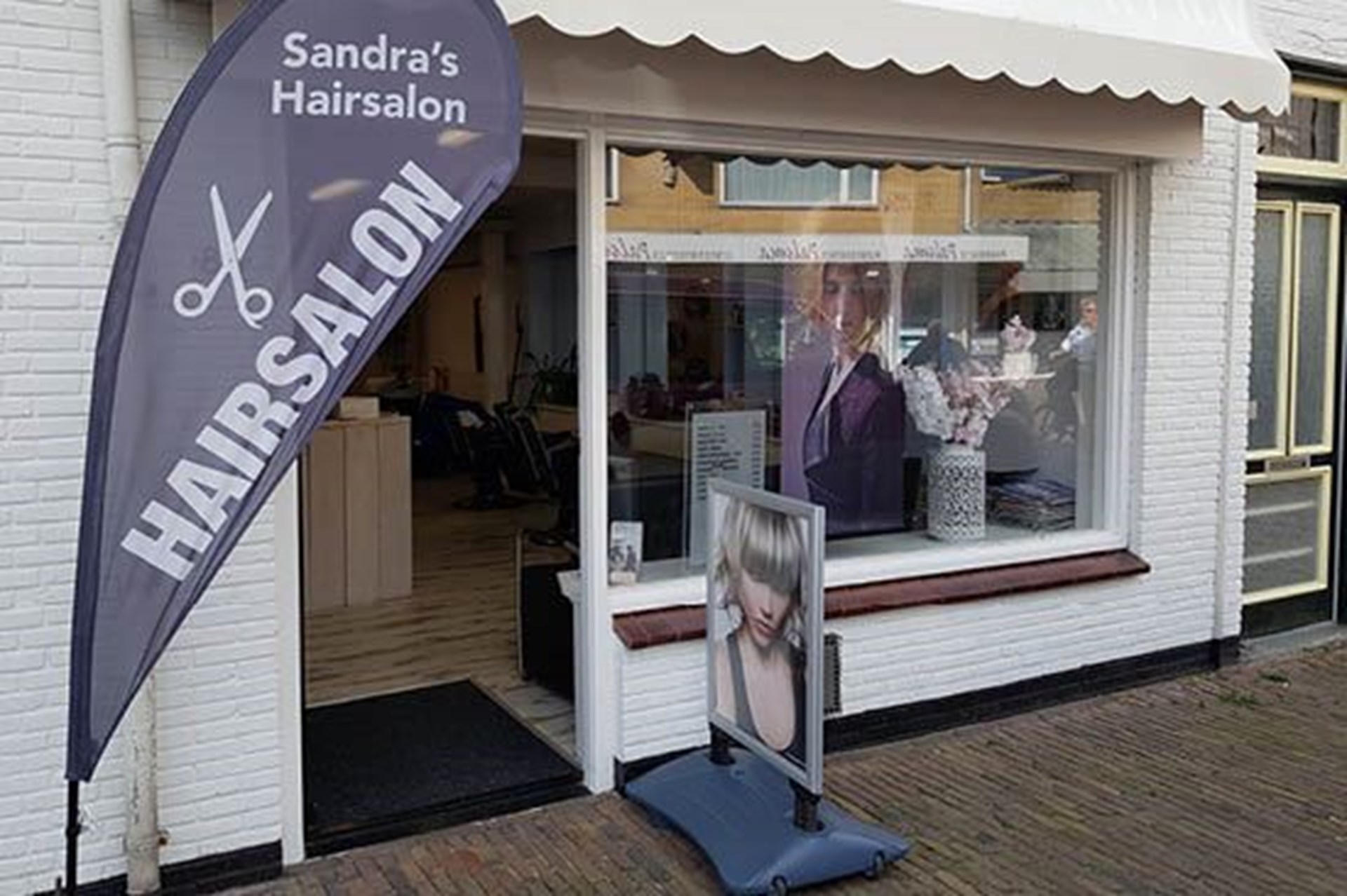 Sandra's Hairsalon banner